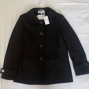 Haute Black Women's Pea Coat